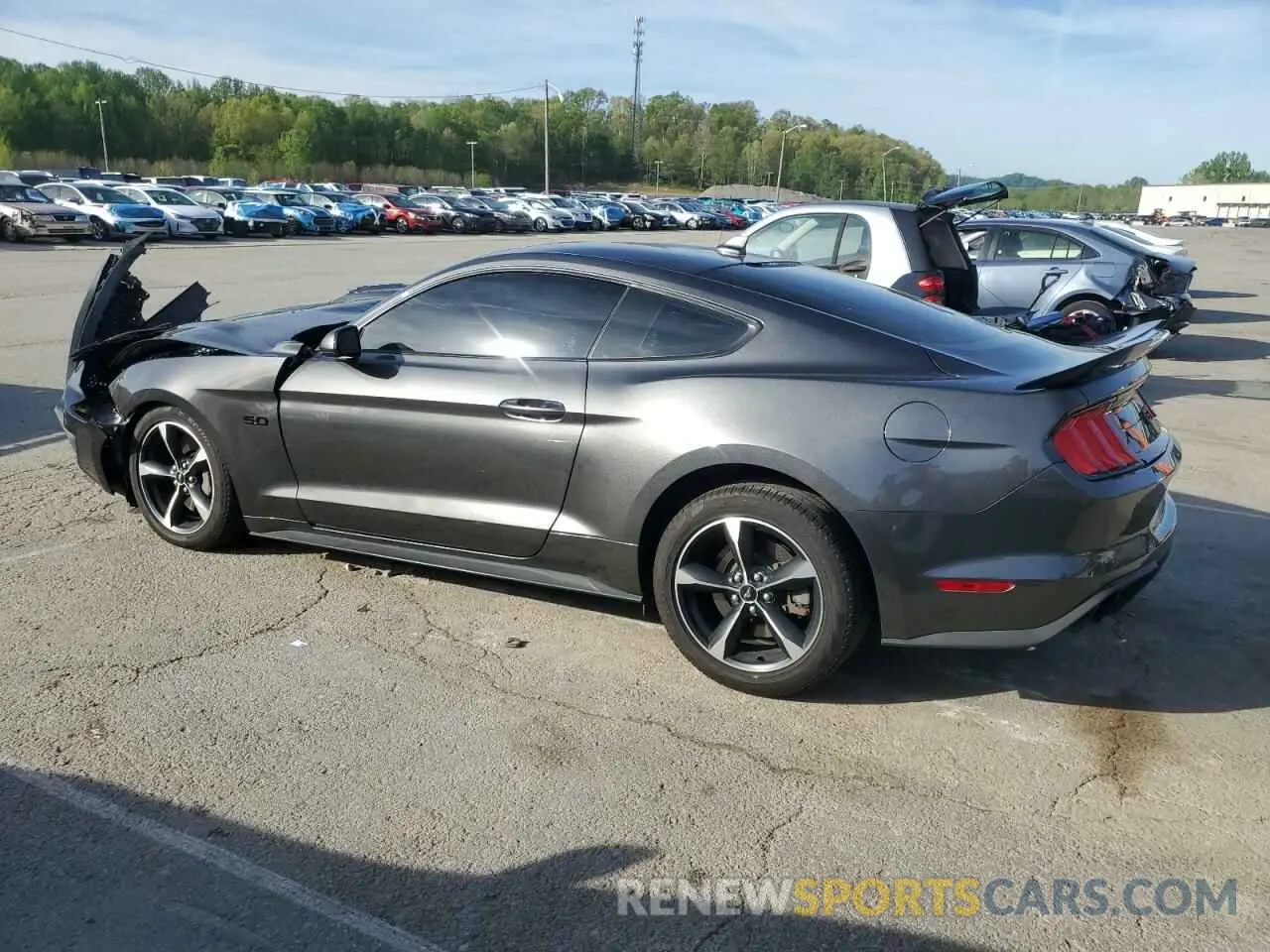 2 Фотография поврежденного автомобиля 1FA6P8CF6L5183714 FORD MUSTANG 2020