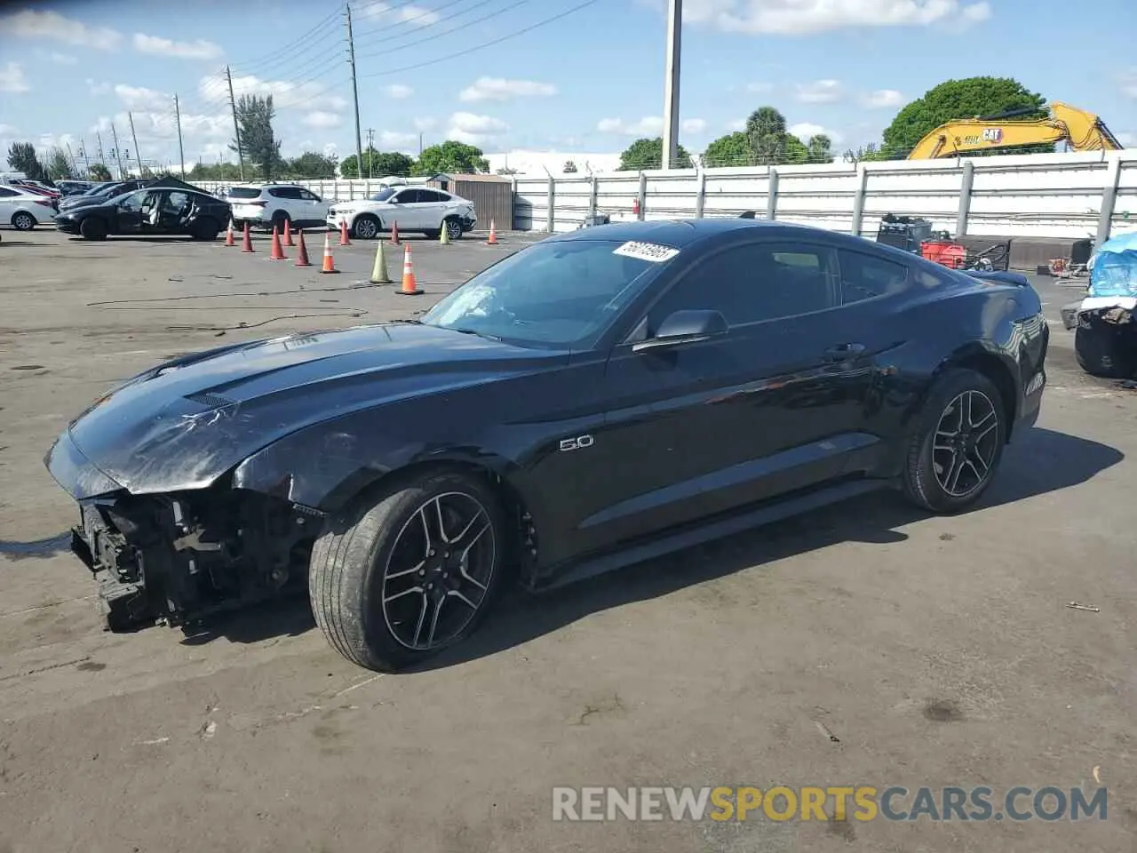 1 Photograph of a damaged car 1FA6P8CF8L5136040 FORD MUSTANG 2020