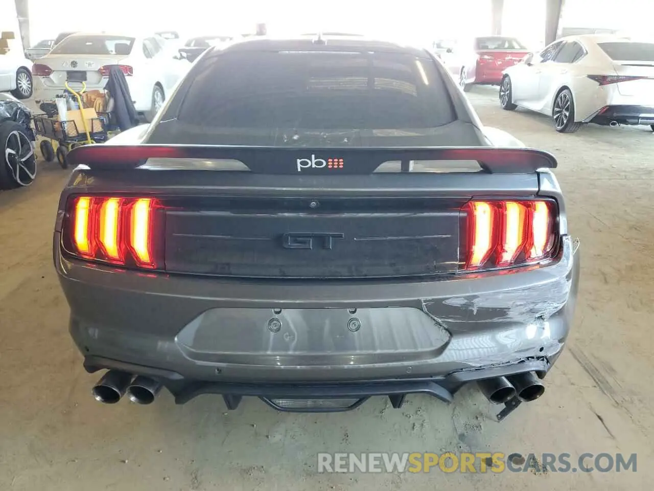 6 Фотография поврежденного автомобиля 1FA6P8CF8L5182743 FORD MUSTANG 2020