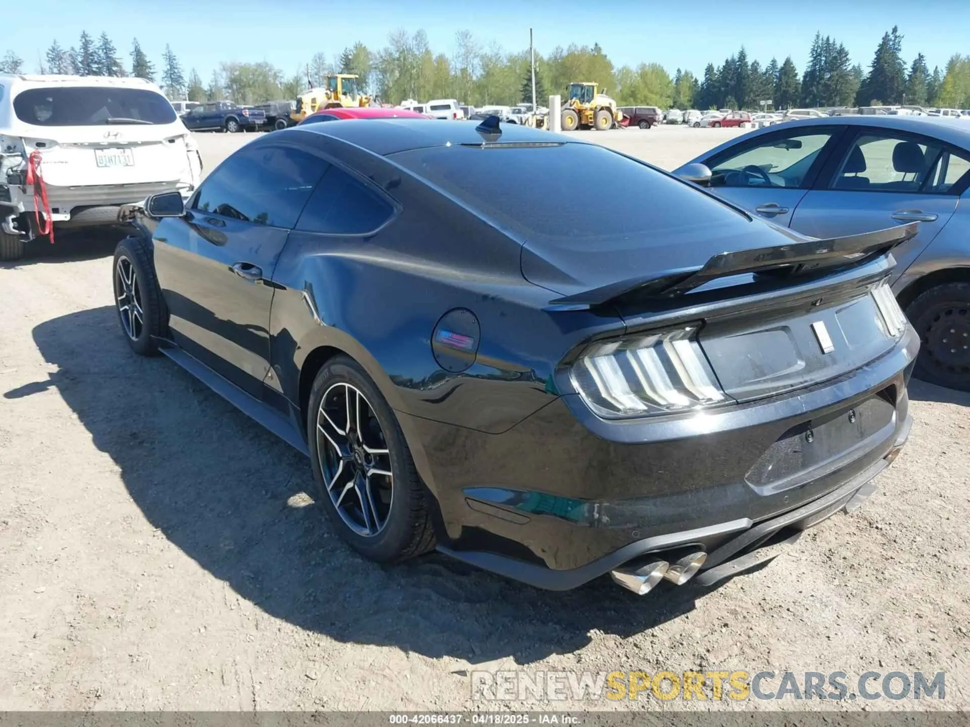3 Фотография поврежденного автомобиля 1FA6P8CF9L5163585 FORD MUSTANG 2020
