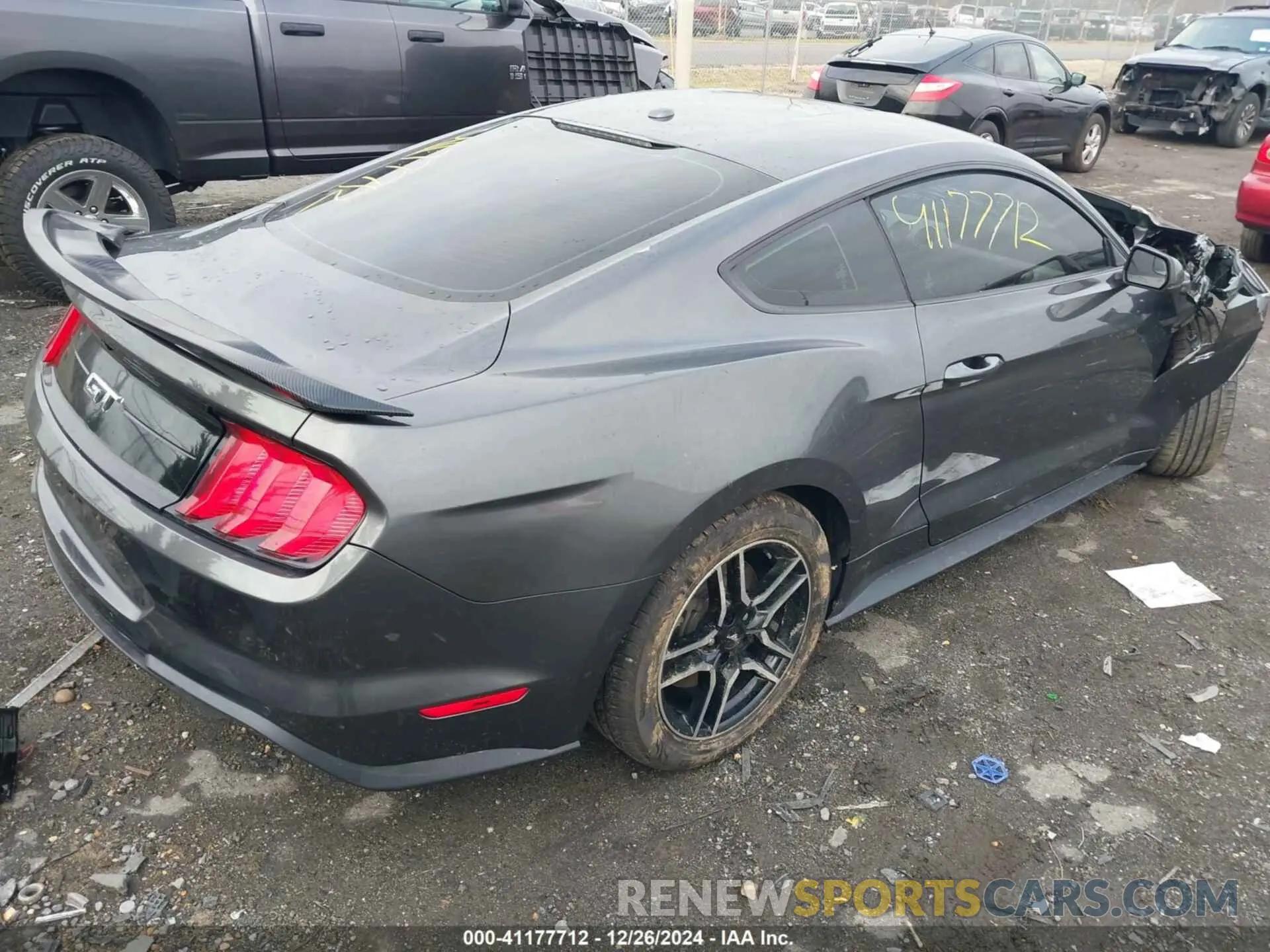 4 Photograph of a damaged car 1FA6P8CFXL5118705 FORD MUSTANG 2020