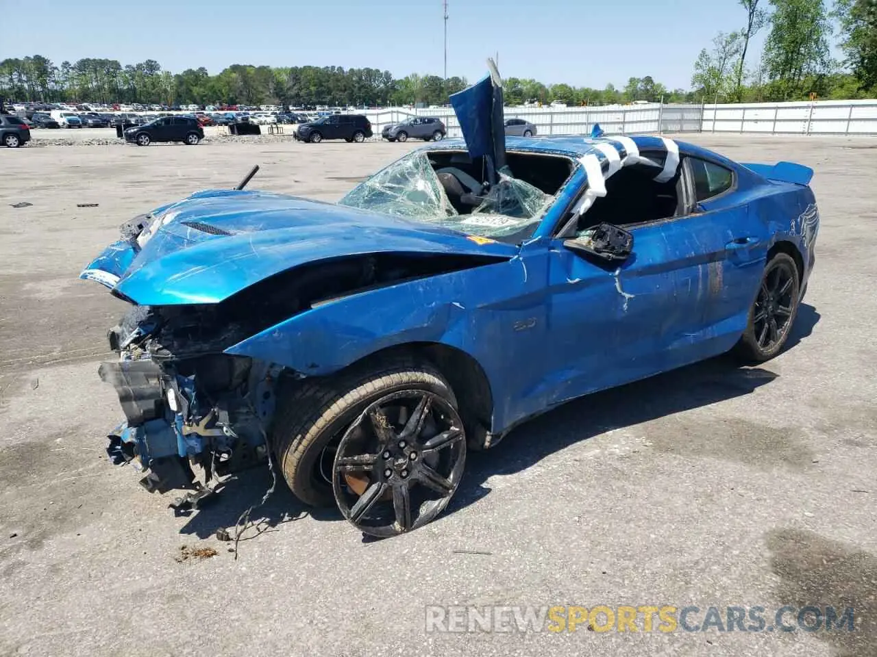 1 Photograph of a damaged car 1FA6P8CFXL5174241 FORD MUSTANG 2020