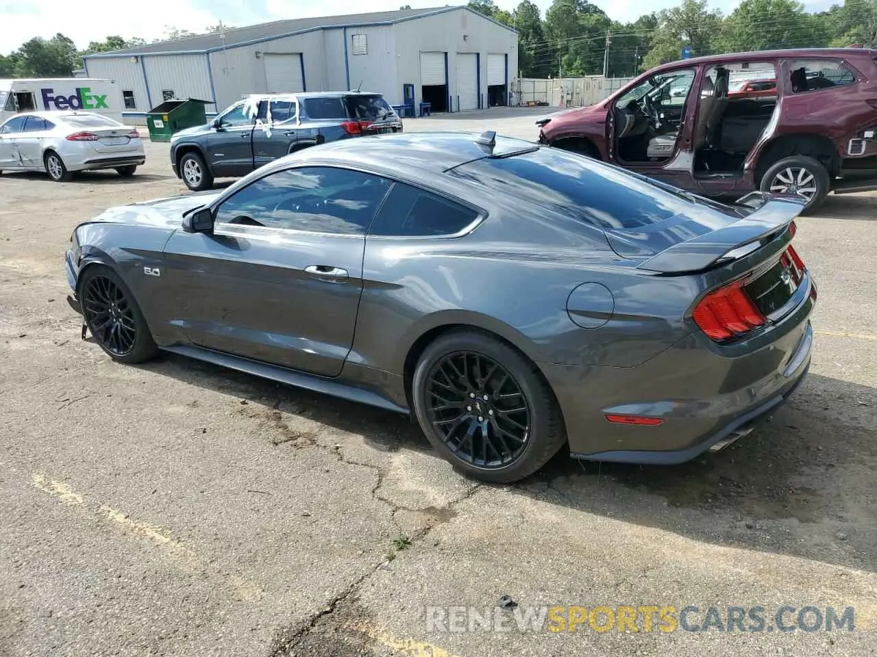 2 Photograph of a damaged car 1FA6P8CFXL5178029 FORD MUSTANG 2020