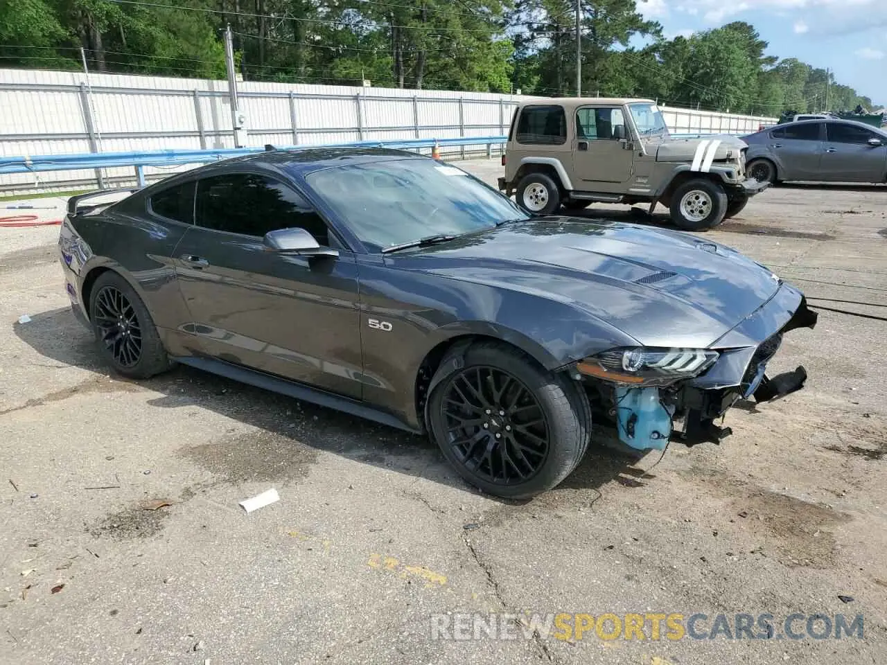 4 Photograph of a damaged car 1FA6P8CFXL5178029 FORD MUSTANG 2020