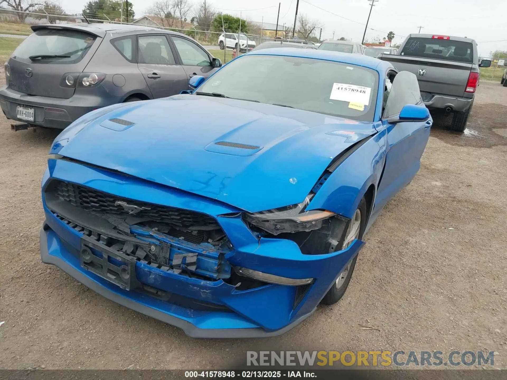 2 Фотография поврежденного автомобиля 1FA6P8TH0L5103874 FORD MUSTANG 2020