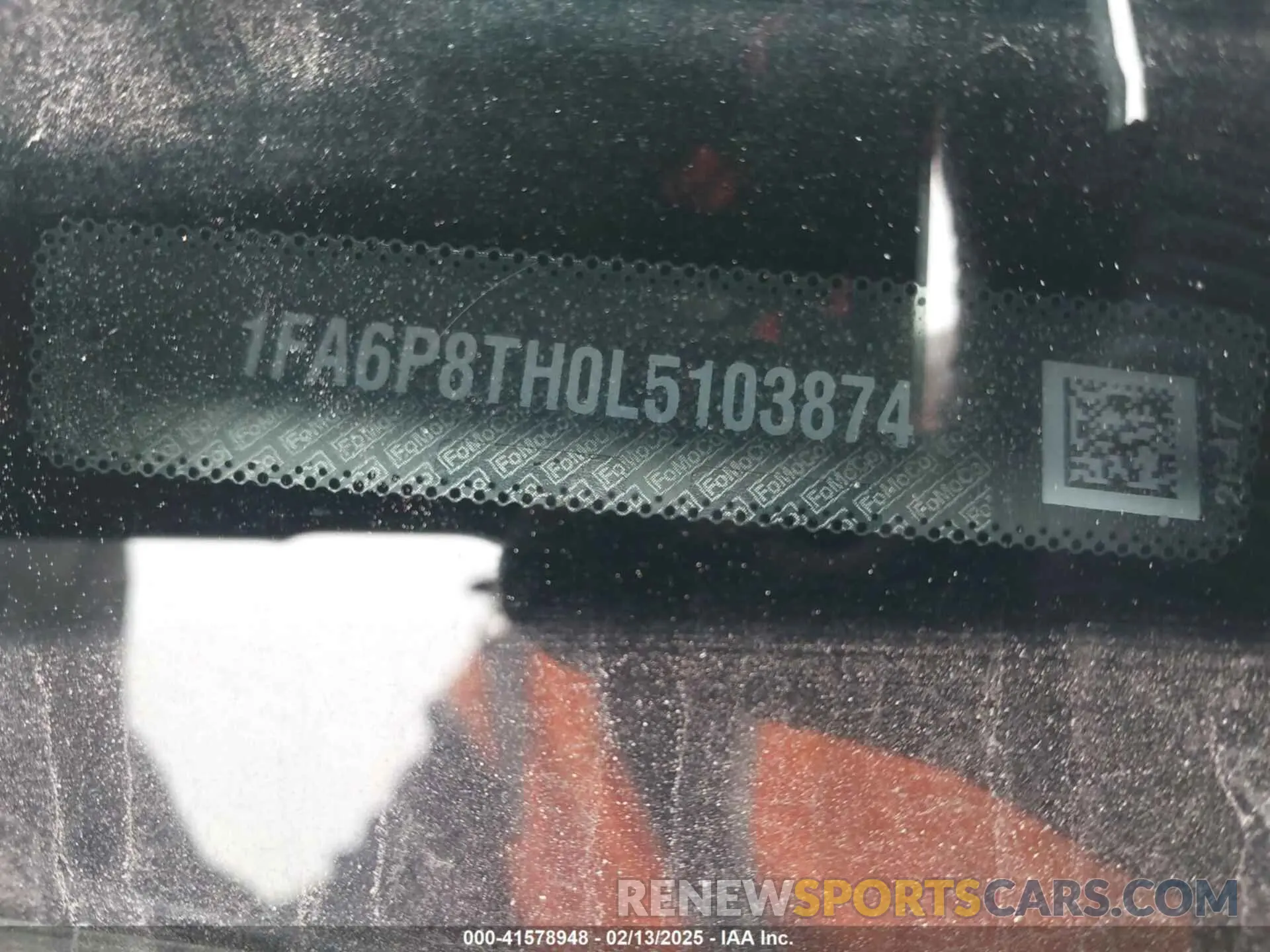 9 Фотография поврежденного автомобиля 1FA6P8TH0L5103874 FORD MUSTANG 2020
