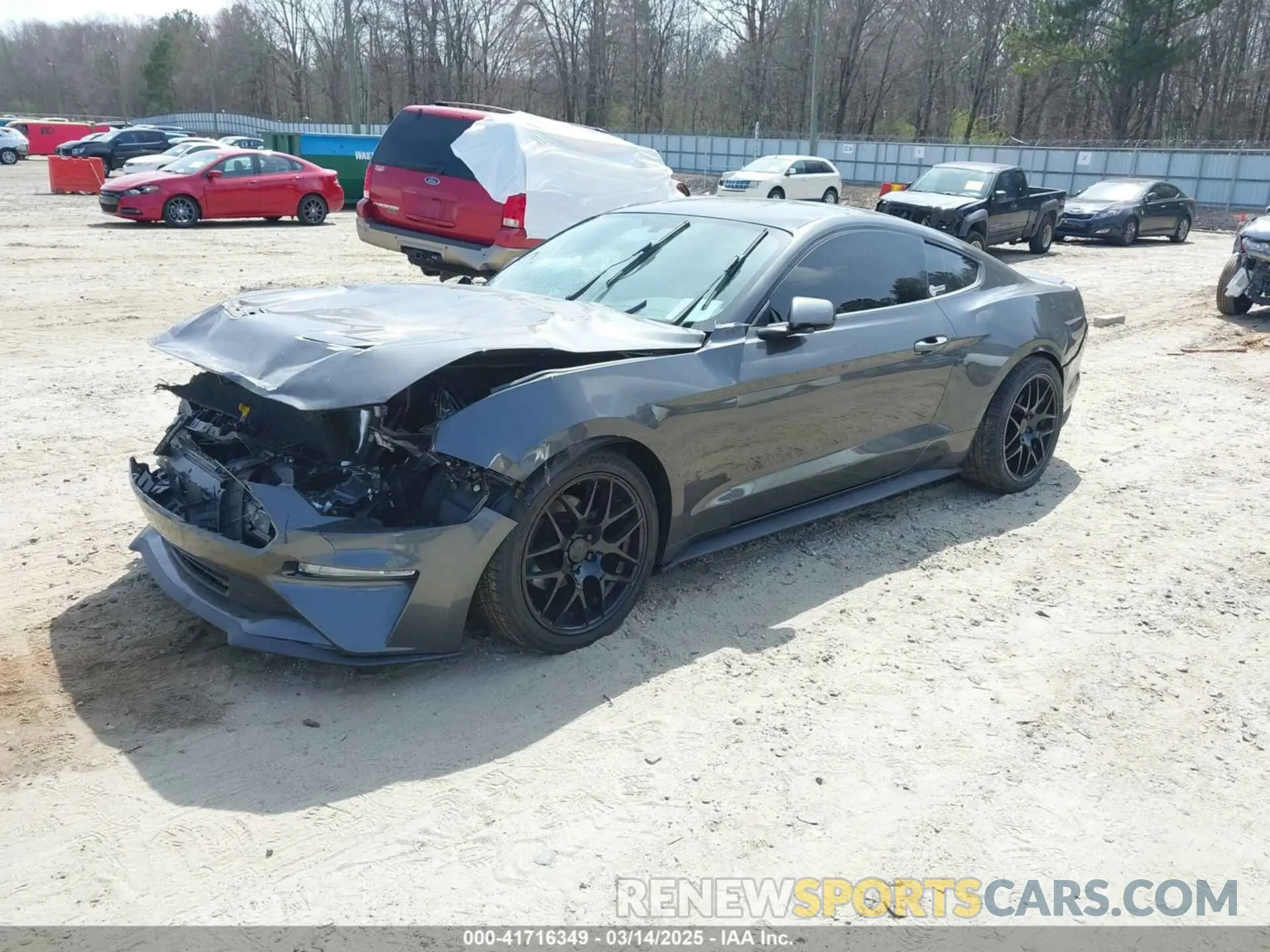 2 Фотография поврежденного автомобиля 1FA6P8TH1L5108453 FORD MUSTANG 2020
