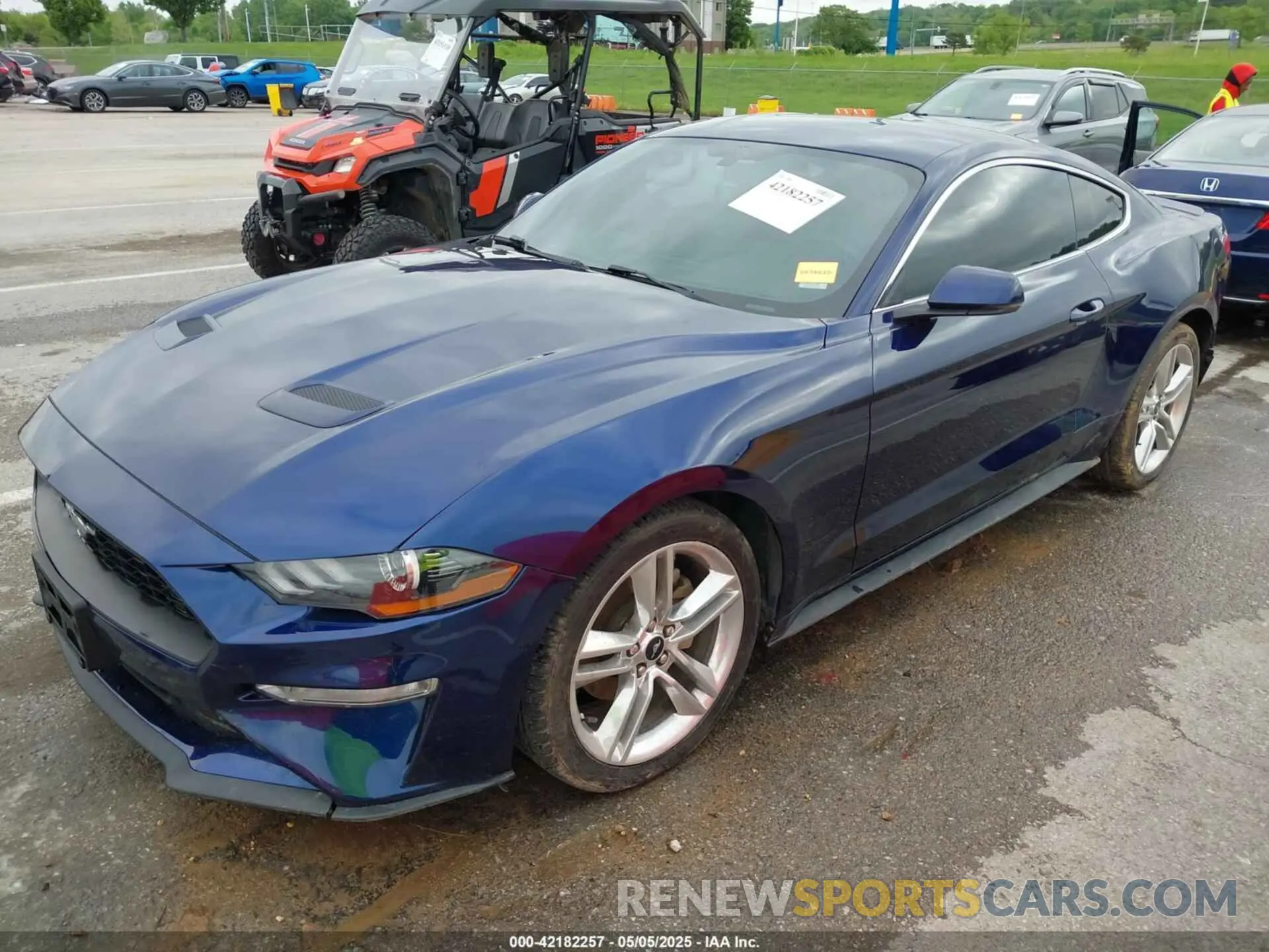 2 Фотография поврежденного автомобиля 1FA6P8TH2L5108722 FORD MUSTANG 2020