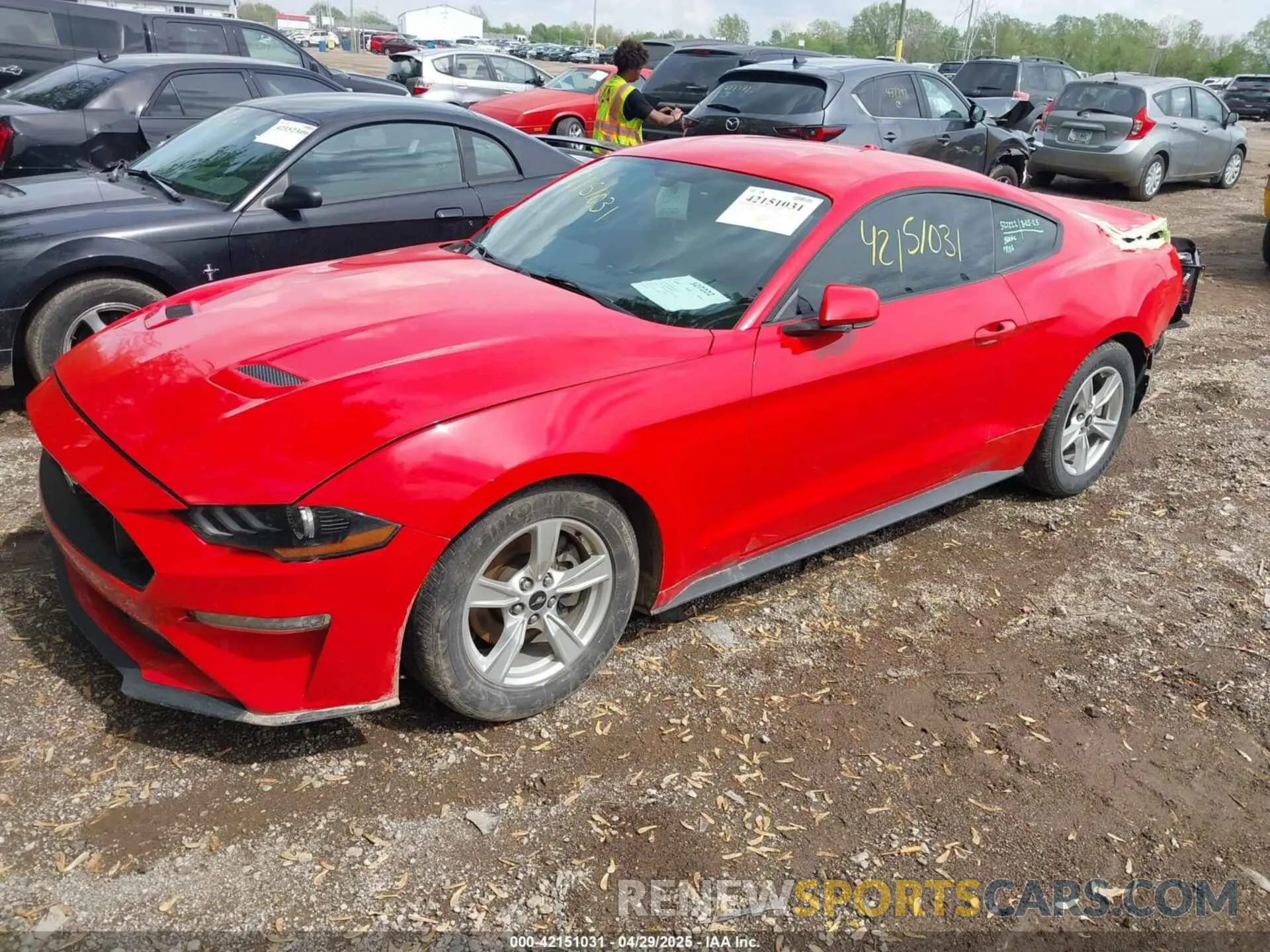 2 Photograph of a damaged car 1FA6P8TH2L5122958 FORD MUSTANG 2020