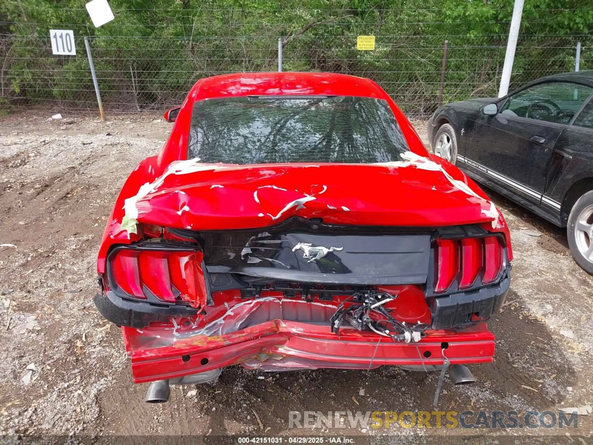 6 Photograph of a damaged car 1FA6P8TH2L5122958 FORD MUSTANG 2020