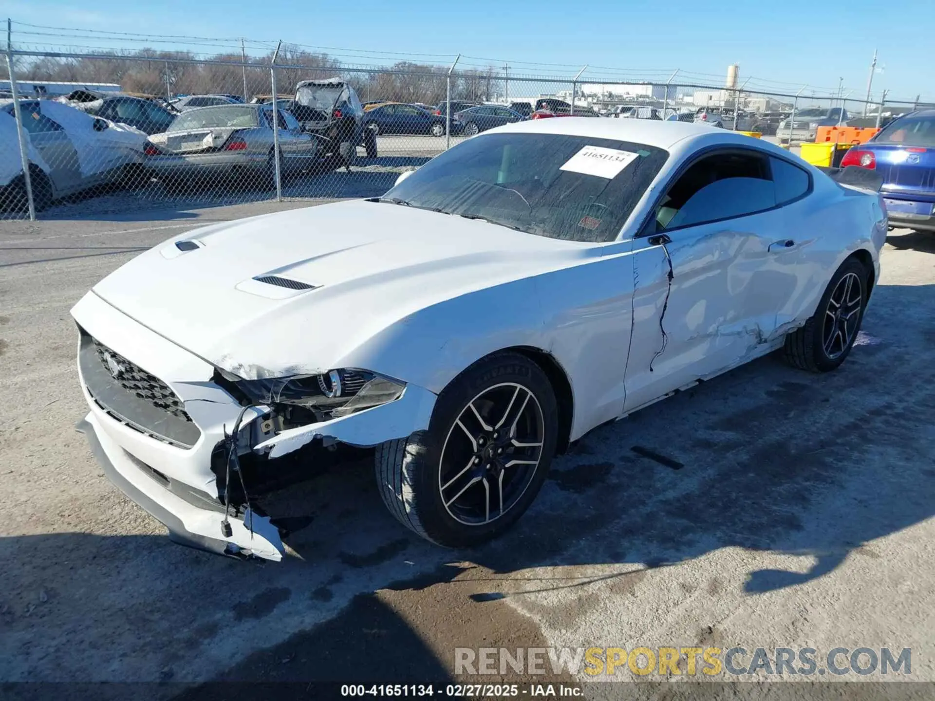 2 Photograph of a damaged car 1FA6P8TH2L5147827 FORD MUSTANG 2020