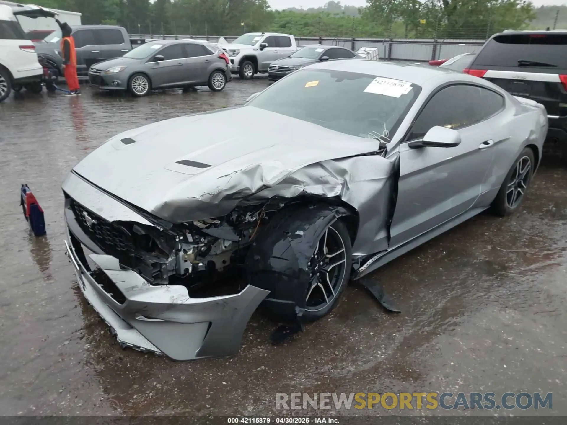 2 Фотография поврежденного автомобиля 1FA6P8TH3L5111659 FORD MUSTANG 2020