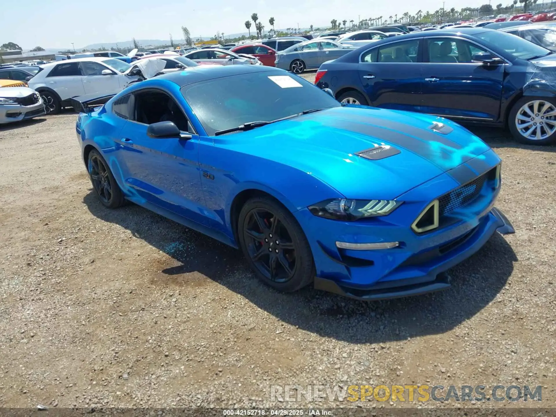 1 Photograph of a damaged car 1FA6P8TH3L5133922 FORD MUSTANG 2020