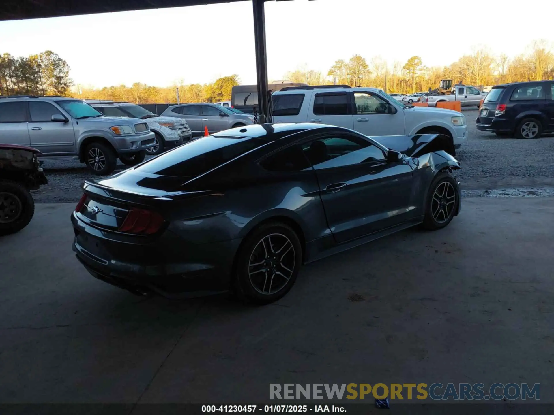4 Photograph of a damaged car 1FA6P8TH5L5113803 FORD MUSTANG 2020