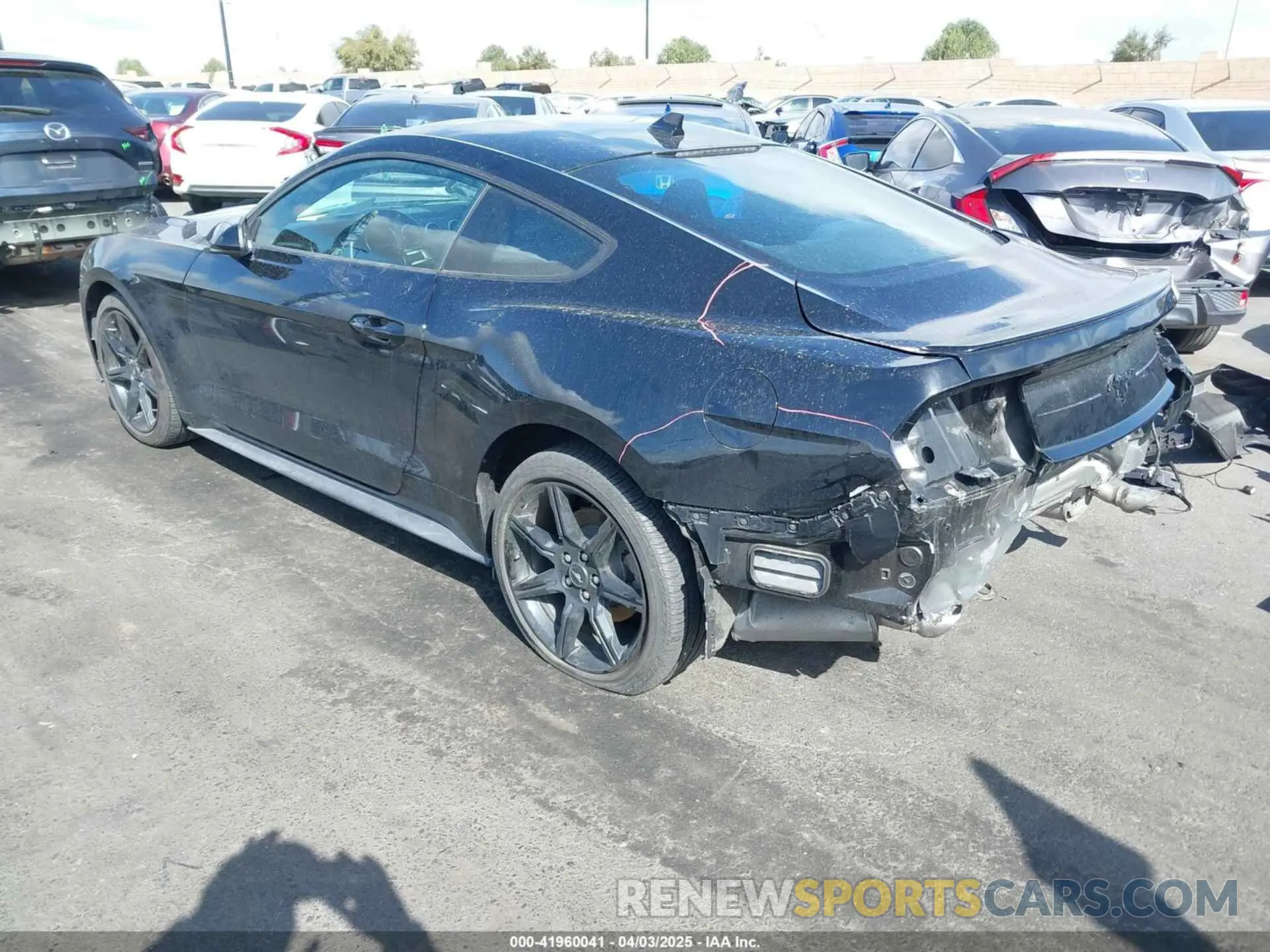 3 Фотография поврежденного автомобиля 1FA6P8TH5L5170244 FORD MUSTANG 2020