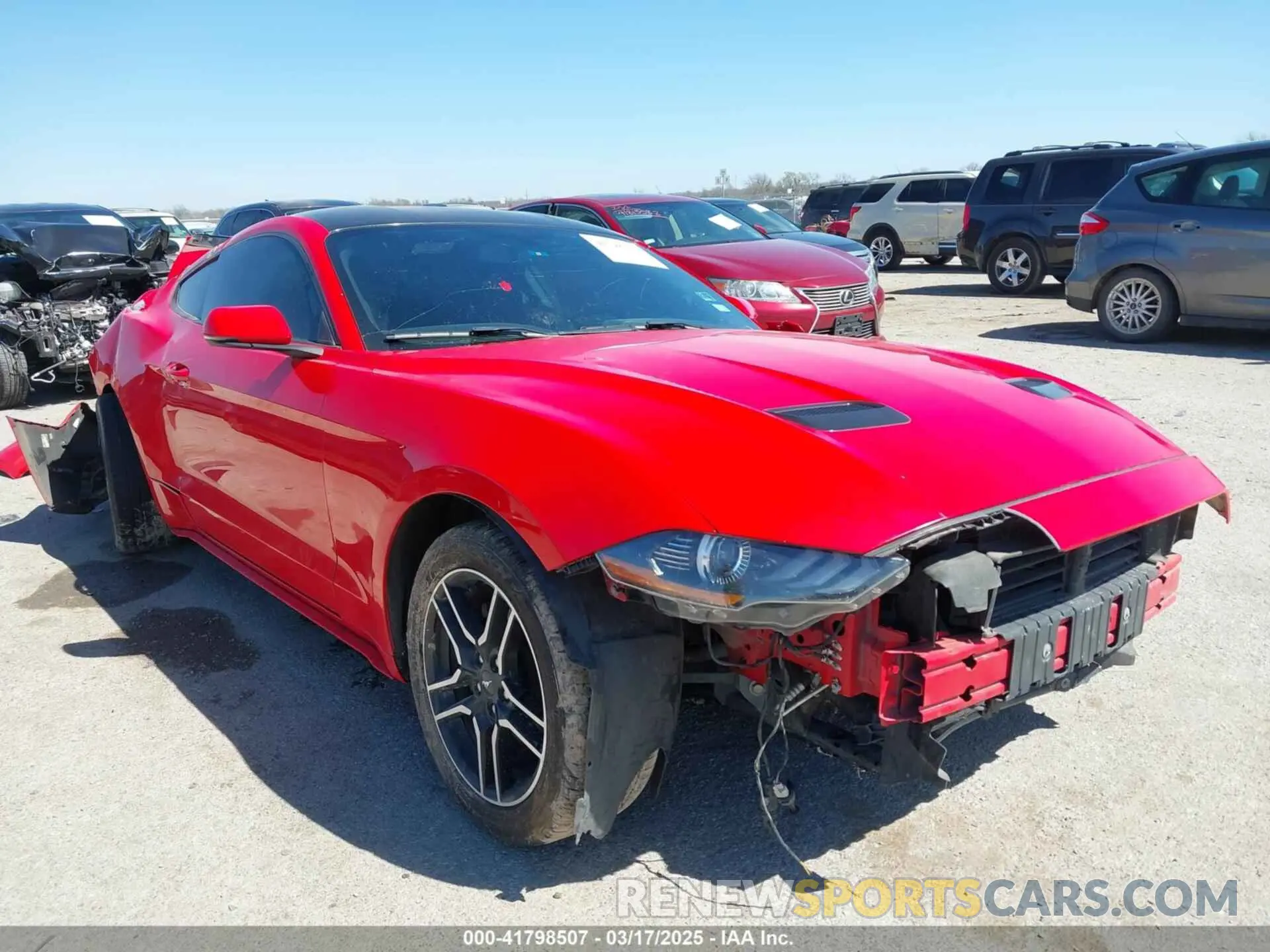 1 Photograph of a damaged car 1FA6P8TH6L5148110 FORD MUSTANG 2020