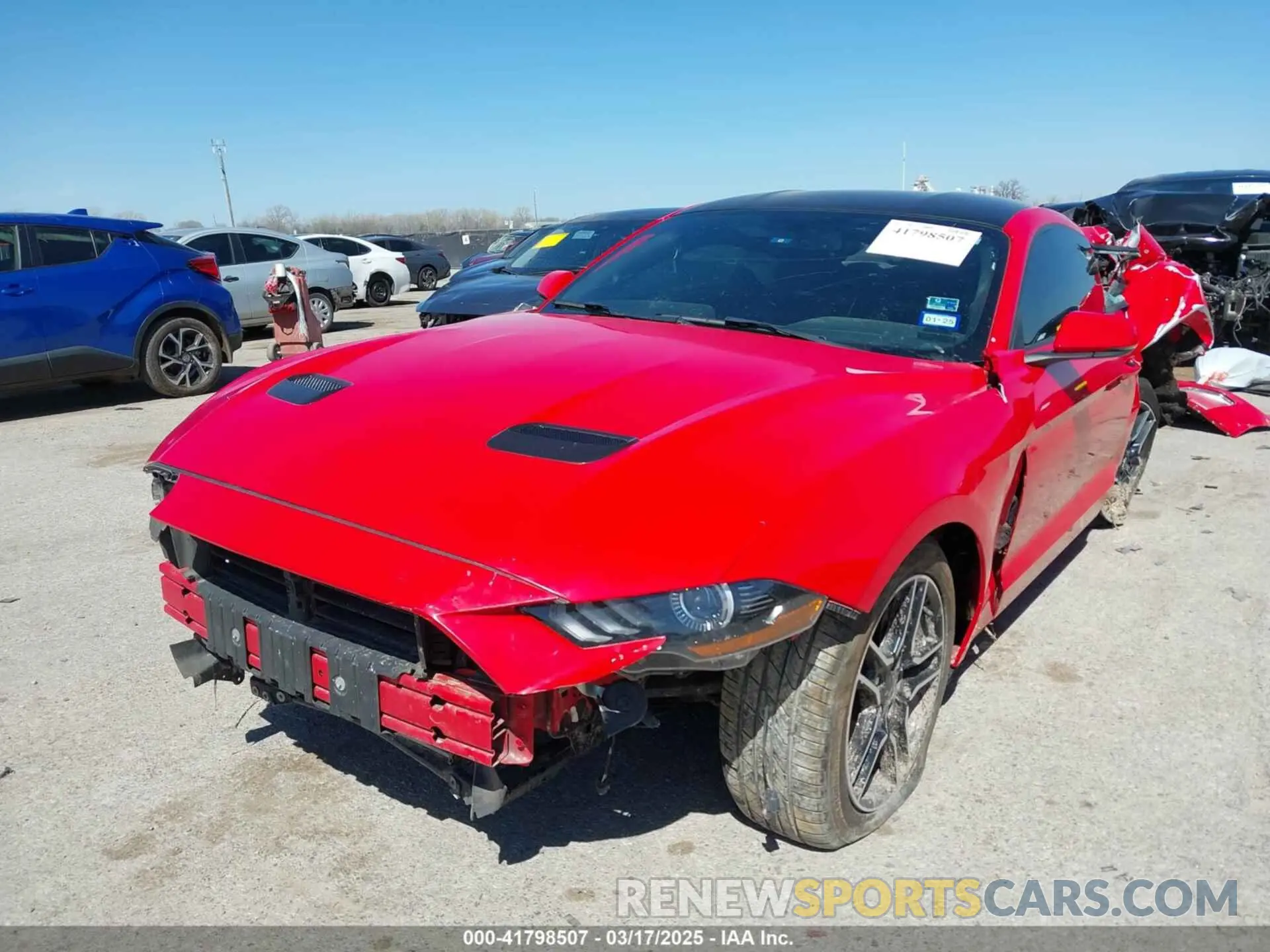 2 Photograph of a damaged car 1FA6P8TH6L5148110 FORD MUSTANG 2020