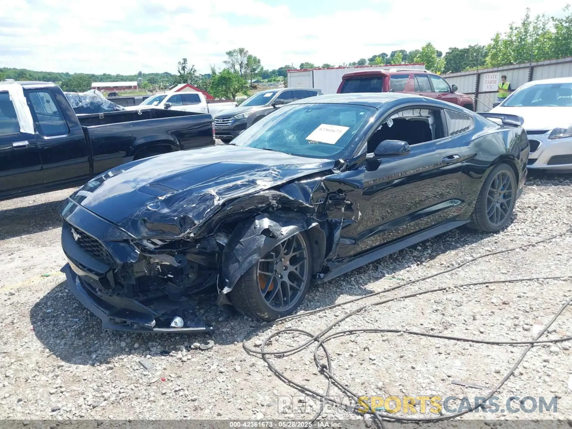 2 Photograph of a damaged car 1FA6P8TH7L5158077 FORD MUSTANG 2020