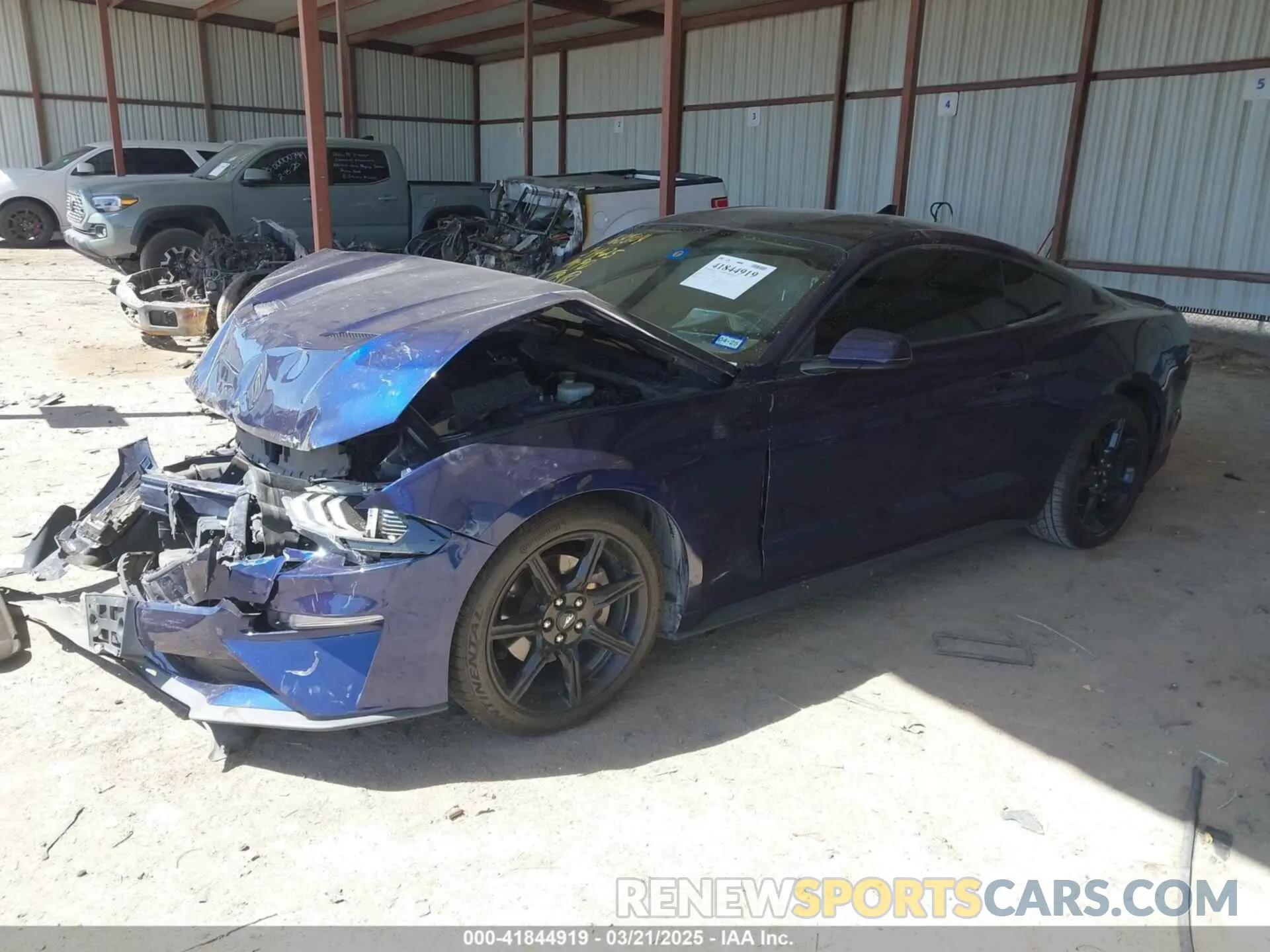 2 Photograph of a damaged car 1FA6P8TH7L5158581 FORD MUSTANG 2020