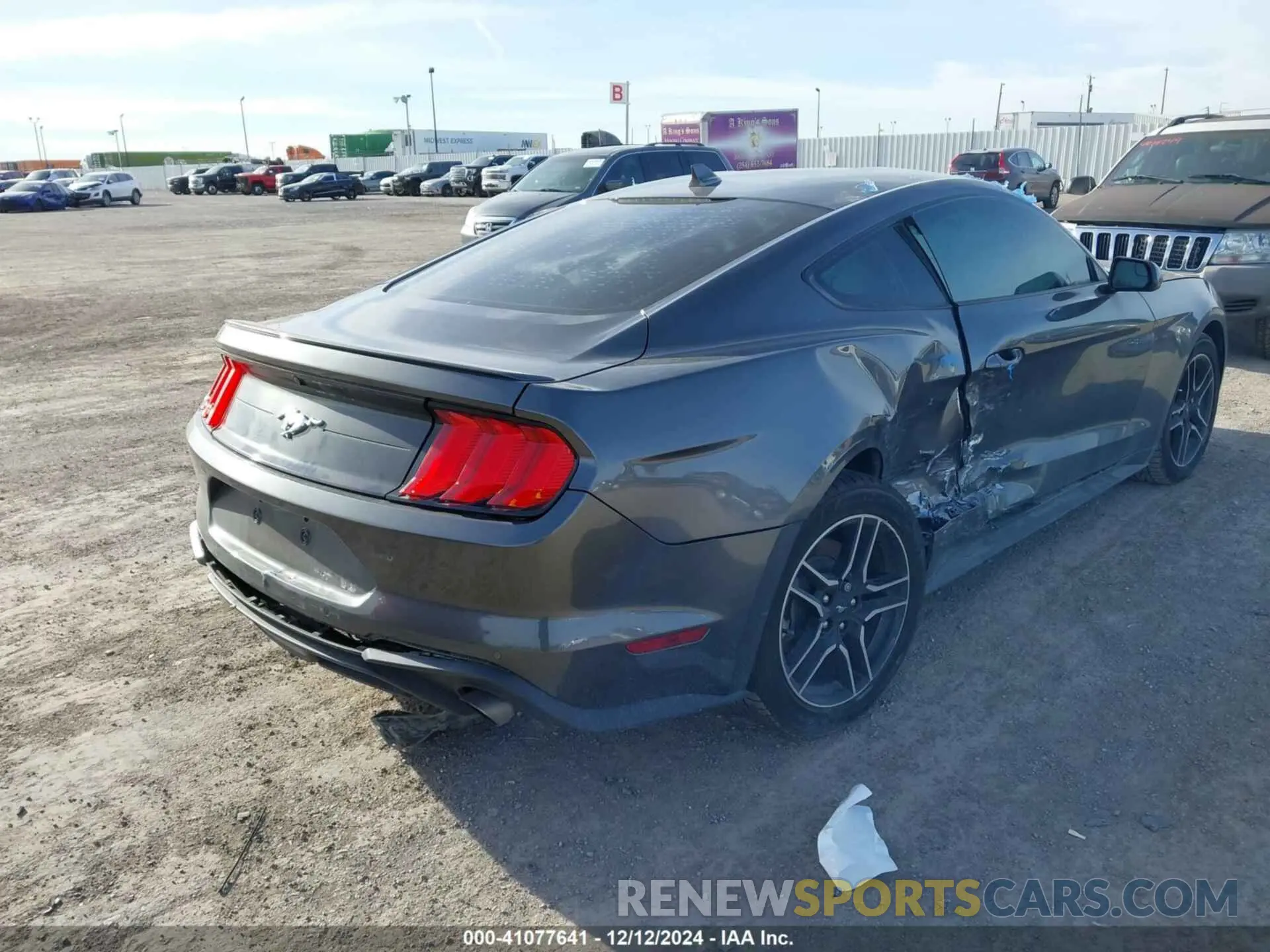 4 Фотография поврежденного автомобиля 1FA6P8TH7L5167264 FORD MUSTANG 2020