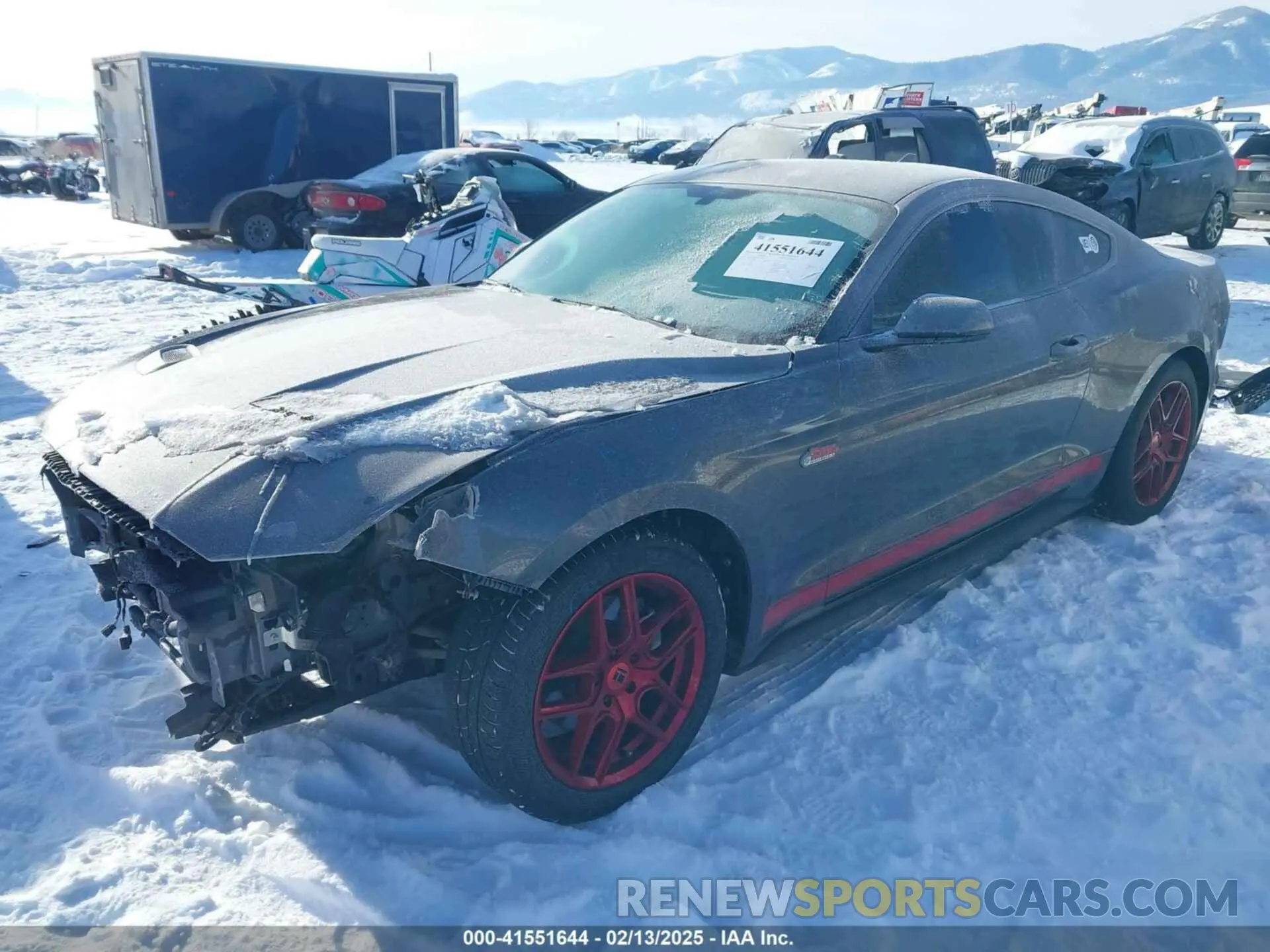 2 Photograph of a damaged car 1FA6P8TH8L5158959 FORD MUSTANG 2020