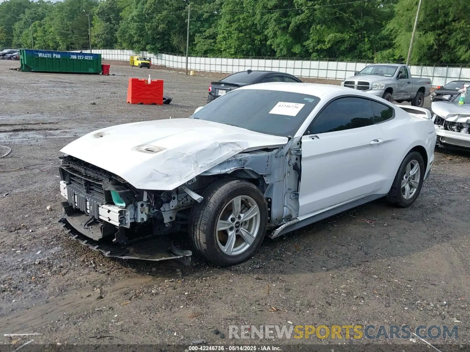 2 Photograph of a damaged car 1FA6P8TH9L5132788 FORD MUSTANG 2020