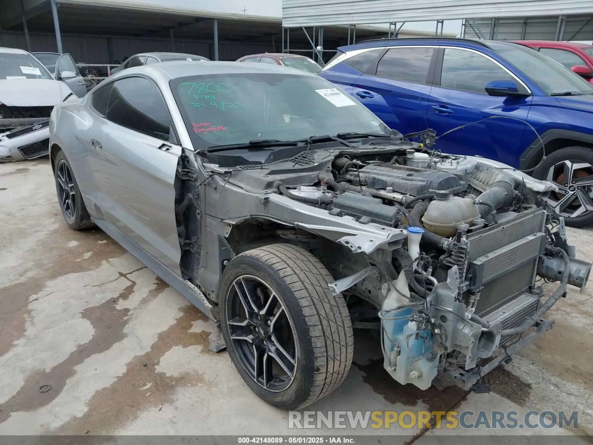 1 Photograph of a damaged car 1FA6P8TH9L5139174 FORD MUSTANG 2020