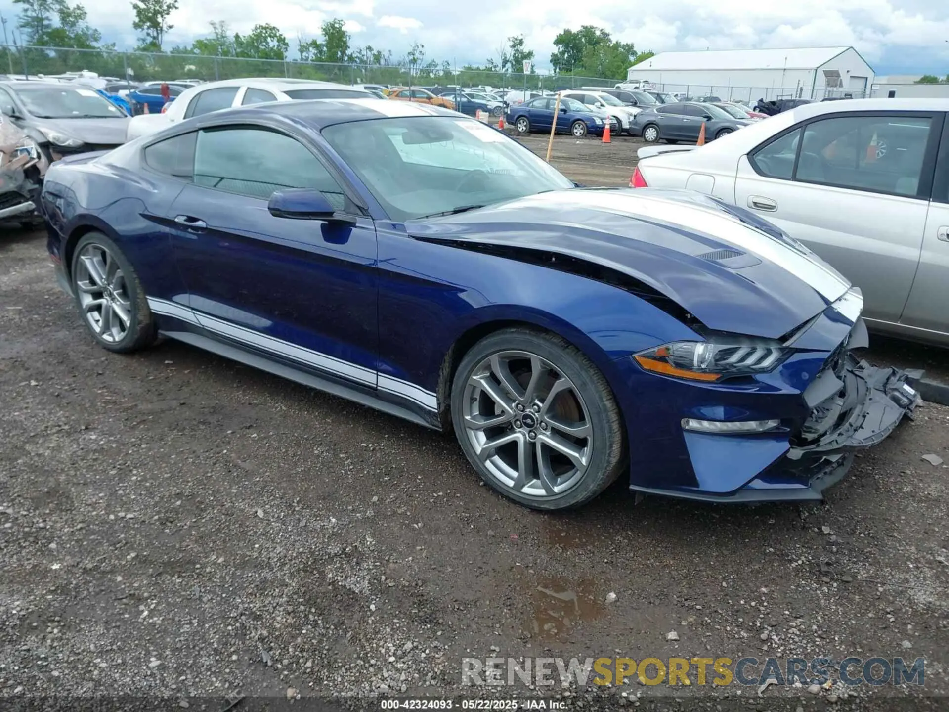 1 Photograph of a damaged car 1FA6P8TH9L5142723 FORD MUSTANG 2020