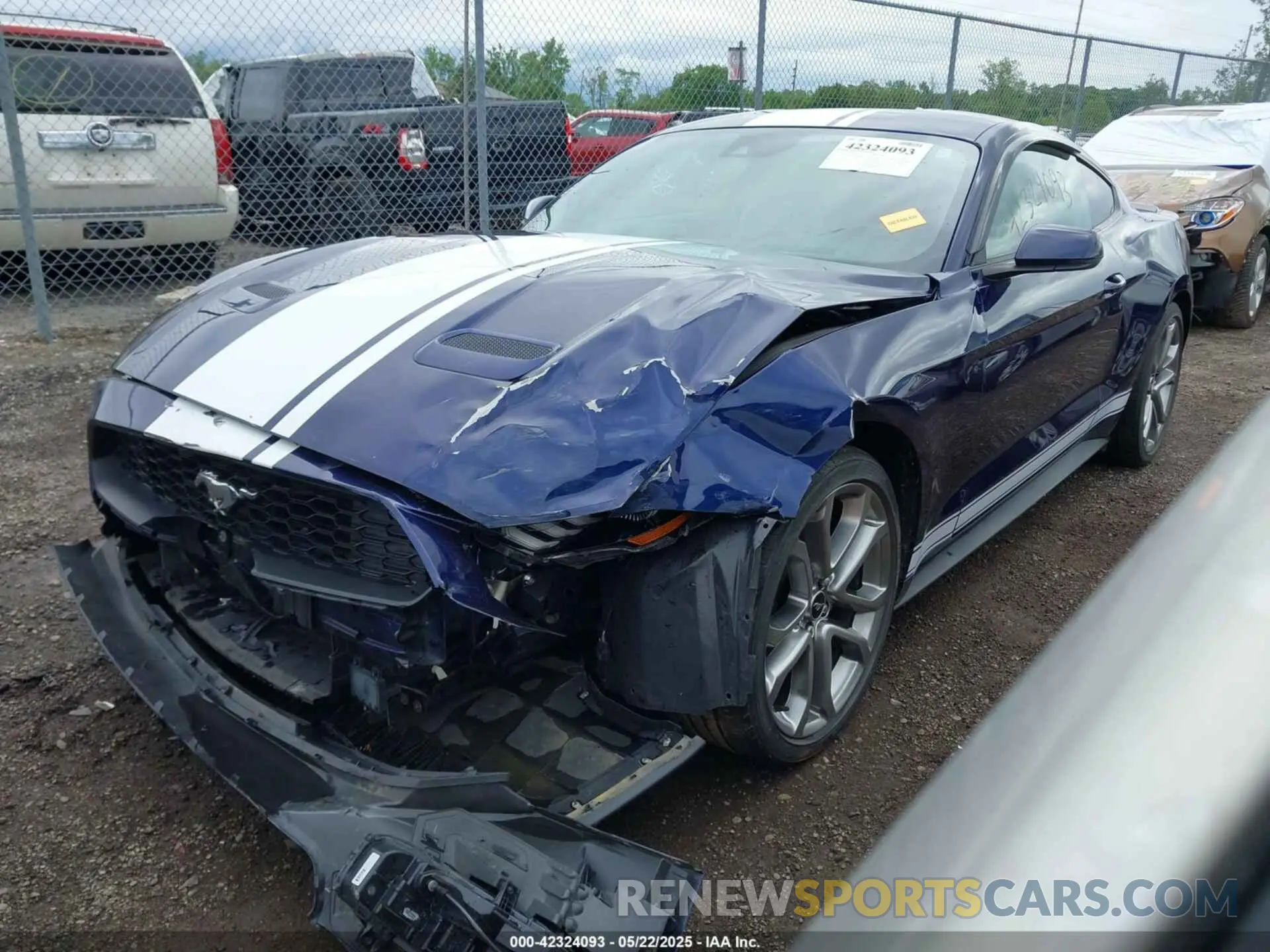 2 Photograph of a damaged car 1FA6P8TH9L5142723 FORD MUSTANG 2020