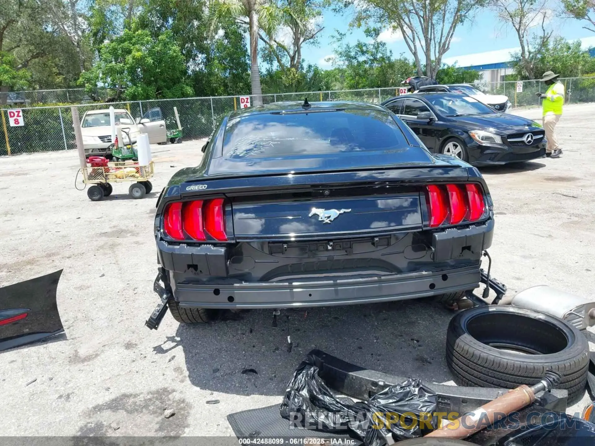 17 Photograph of a damaged car 1FA6P8TH9L5172336 FORD MUSTANG 2020