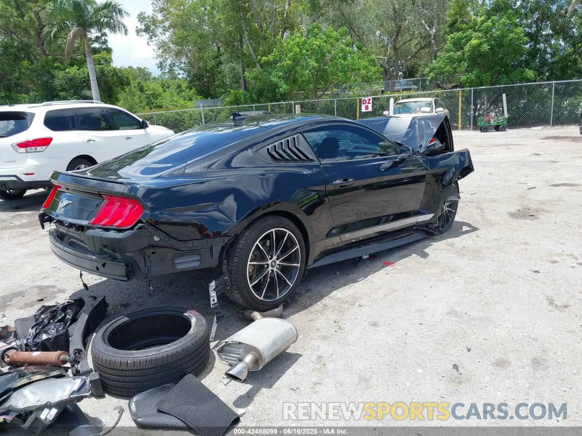 4 Photograph of a damaged car 1FA6P8TH9L5172336 FORD MUSTANG 2020