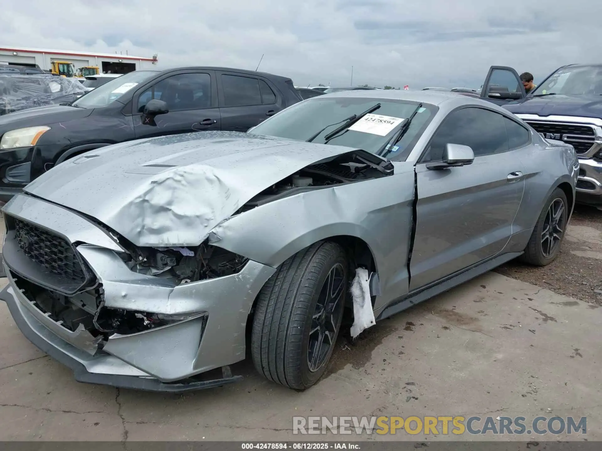 2 Photograph of a damaged car 1FA6P8THXL5136364 FORD MUSTANG 2020