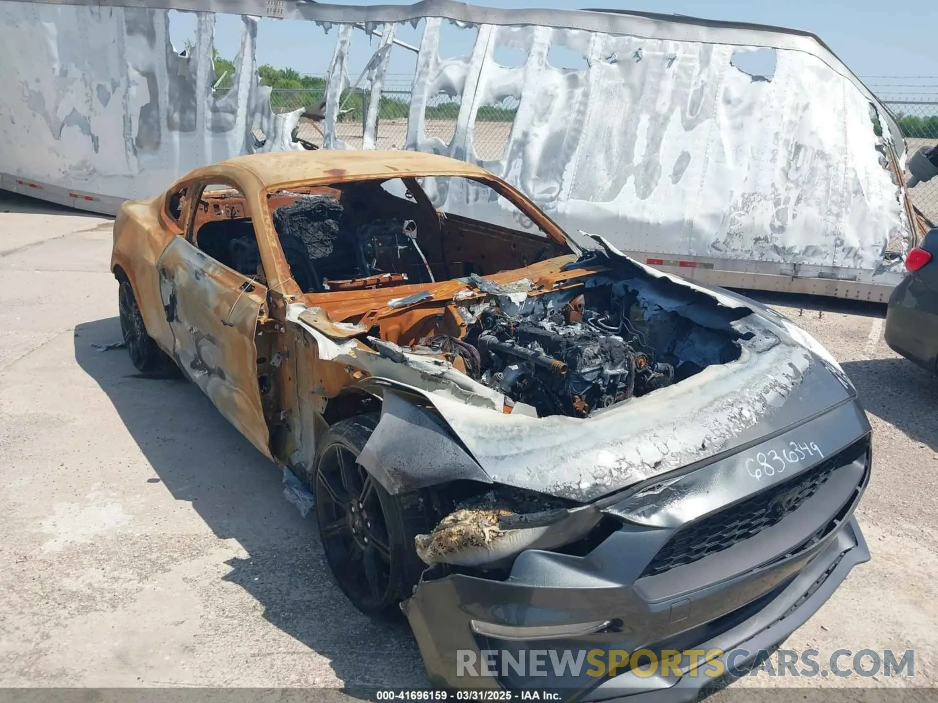 6 Фотография поврежденного автомобиля 1FA6P8THXL5154380 FORD MUSTANG 2020