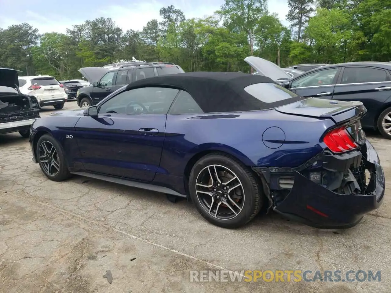 2 Photograph of a damaged car 1FATP8FF8L5156707 FORD MUSTANG 2020