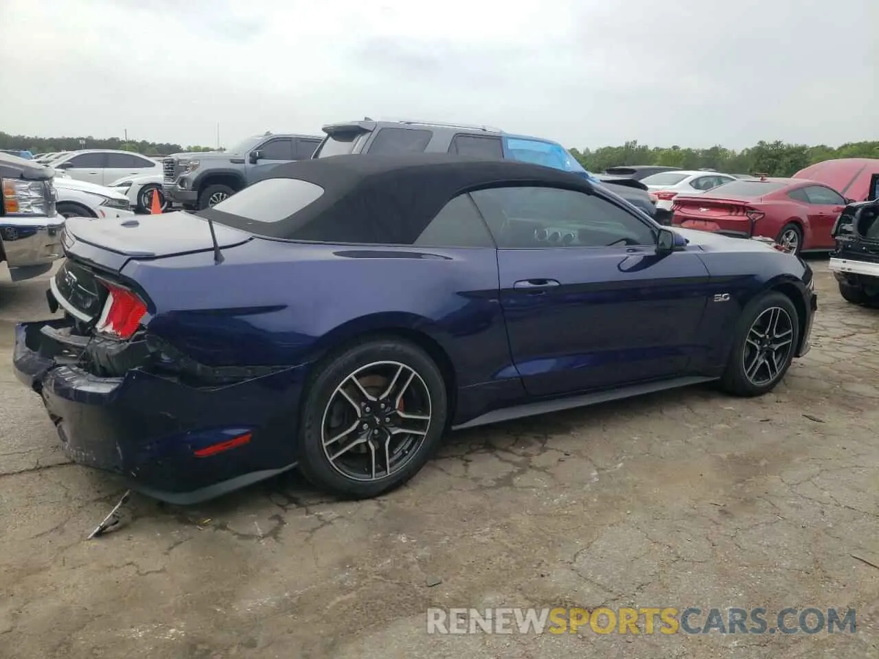 3 Photograph of a damaged car 1FATP8FF8L5156707 FORD MUSTANG 2020