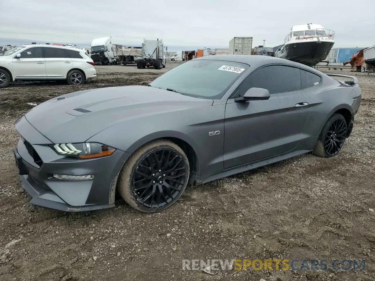 1 Photograph of a damaged car 1FA6P8CF0M5126622 FORD MUSTANG 2021