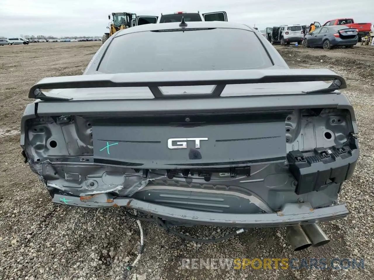 6 Photograph of a damaged car 1FA6P8CF0M5126622 FORD MUSTANG 2021