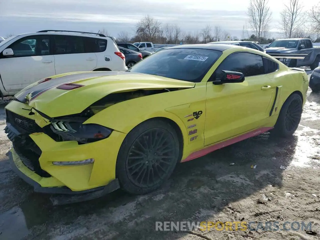 1 Фотография поврежденного автомобиля 1FA6P8CF1M5110848 FORD MUSTANG 2021