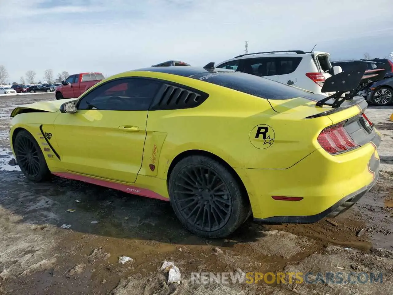 2 Фотография поврежденного автомобиля 1FA6P8CF1M5110848 FORD MUSTANG 2021