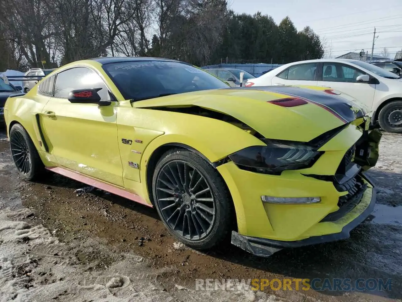 4 Фотография поврежденного автомобиля 1FA6P8CF1M5110848 FORD MUSTANG 2021