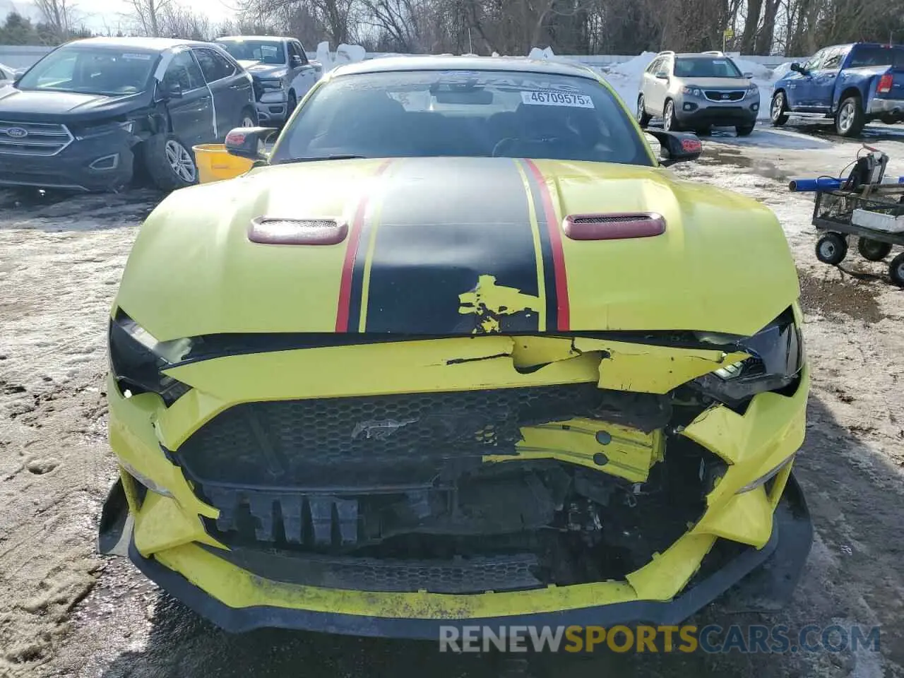 5 Фотография поврежденного автомобиля 1FA6P8CF1M5110848 FORD MUSTANG 2021