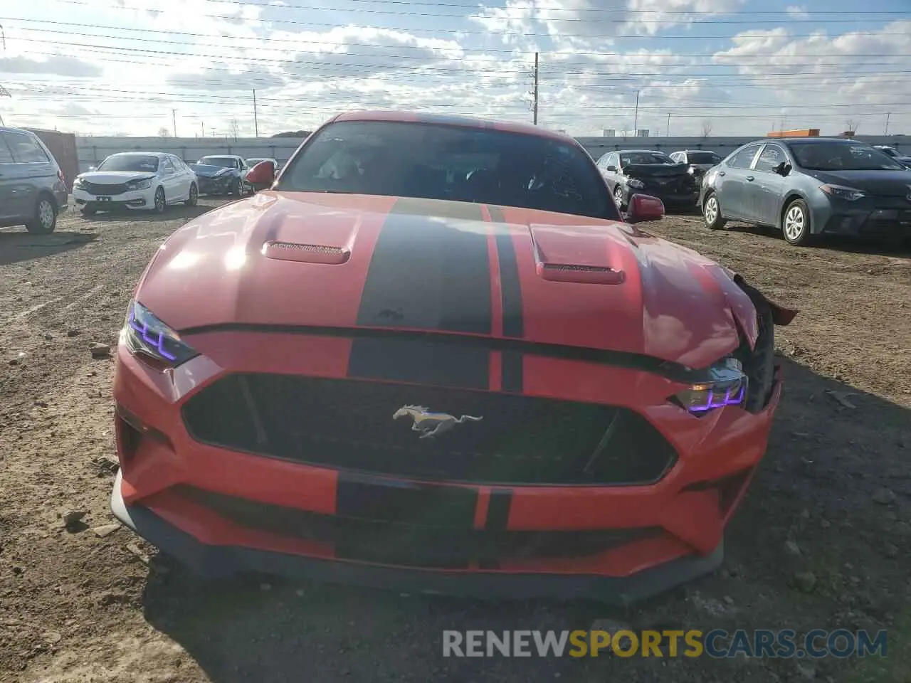 5 Фотография поврежденного автомобиля 1FA6P8CF1M5128847 FORD MUSTANG 2021