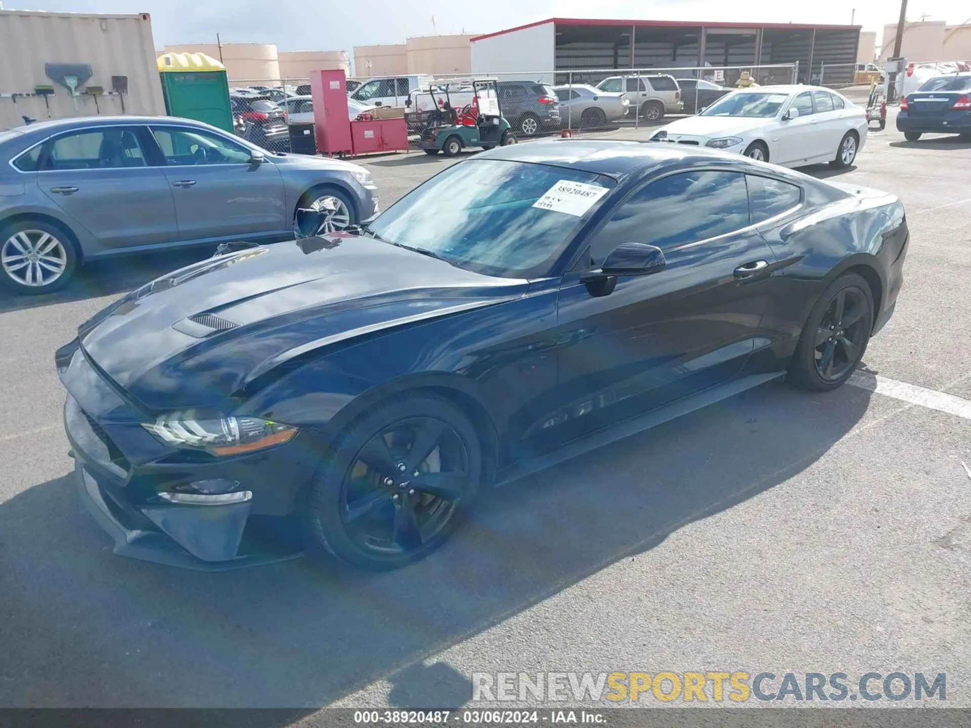 2 Фотография поврежденного автомобиля 1FA6P8CF1M5147740 FORD MUSTANG 2021