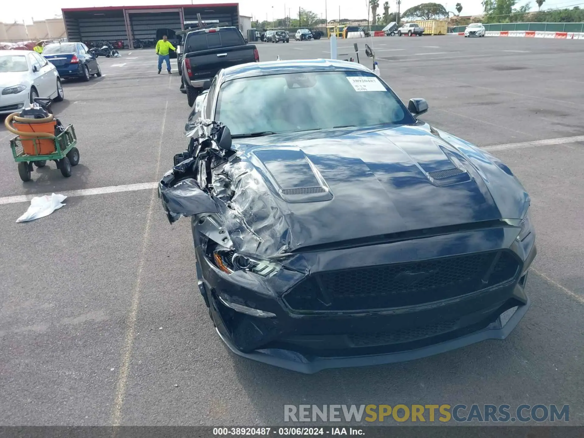 20 Фотография поврежденного автомобиля 1FA6P8CF1M5147740 FORD MUSTANG 2021