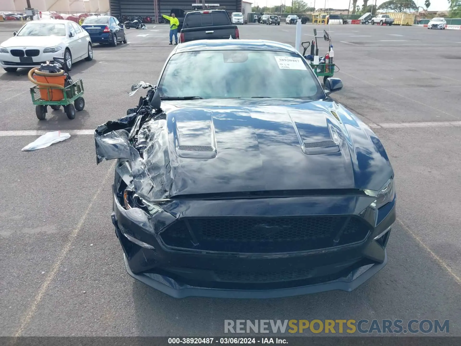 21 Фотография поврежденного автомобиля 1FA6P8CF1M5147740 FORD MUSTANG 2021