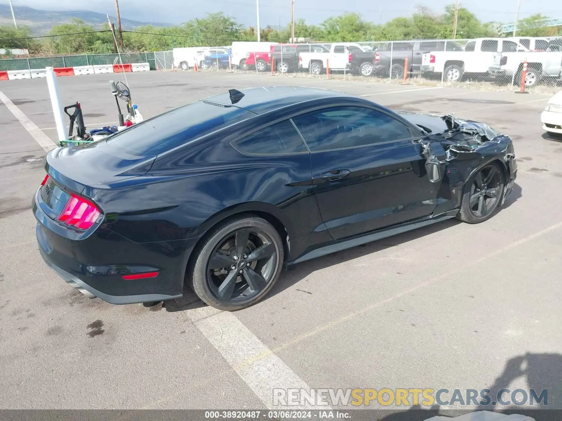 4 Фотография поврежденного автомобиля 1FA6P8CF1M5147740 FORD MUSTANG 2021