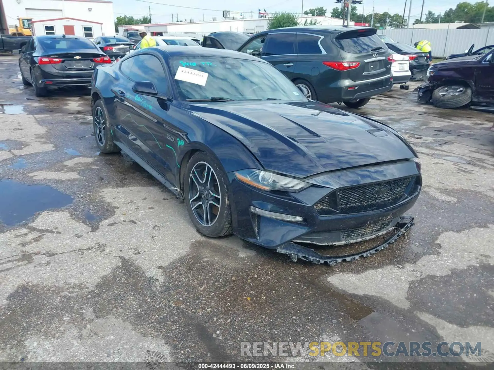 1 Фотография поврежденного автомобиля 1FA6P8CF1M5148371 FORD MUSTANG 2021