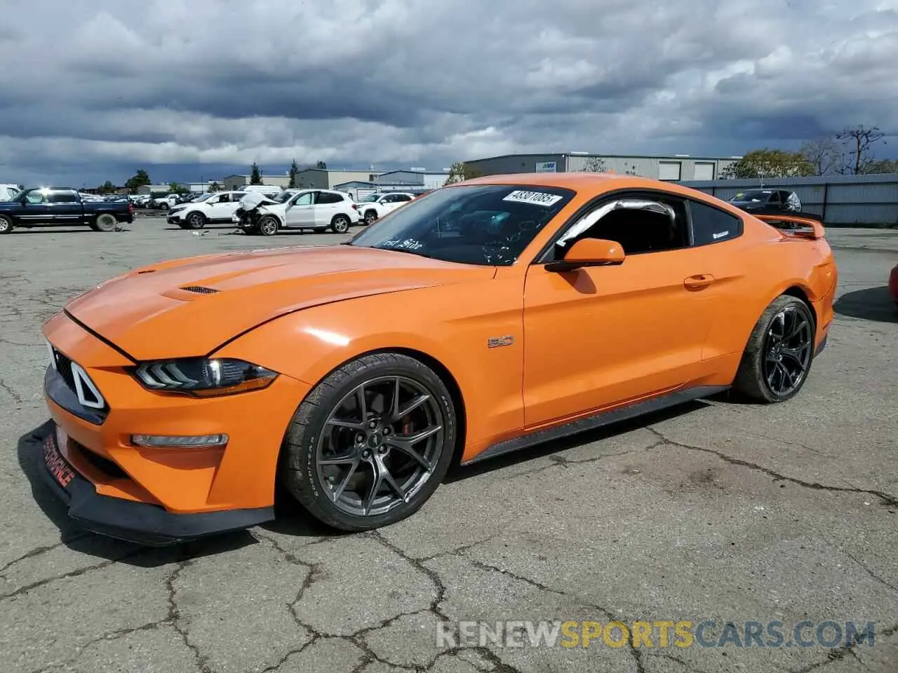 1 Фотография поврежденного автомобиля 1FA6P8CF2M5110602 FORD MUSTANG 2021