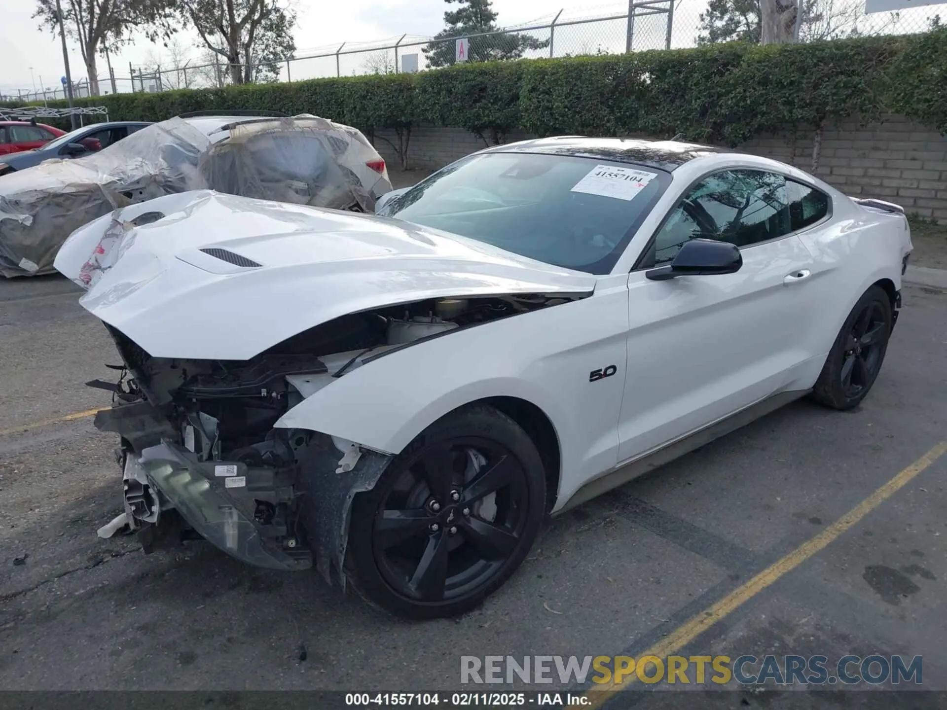 2 Фотография поврежденного автомобиля 1FA6P8CF2M5140392 FORD MUSTANG 2021