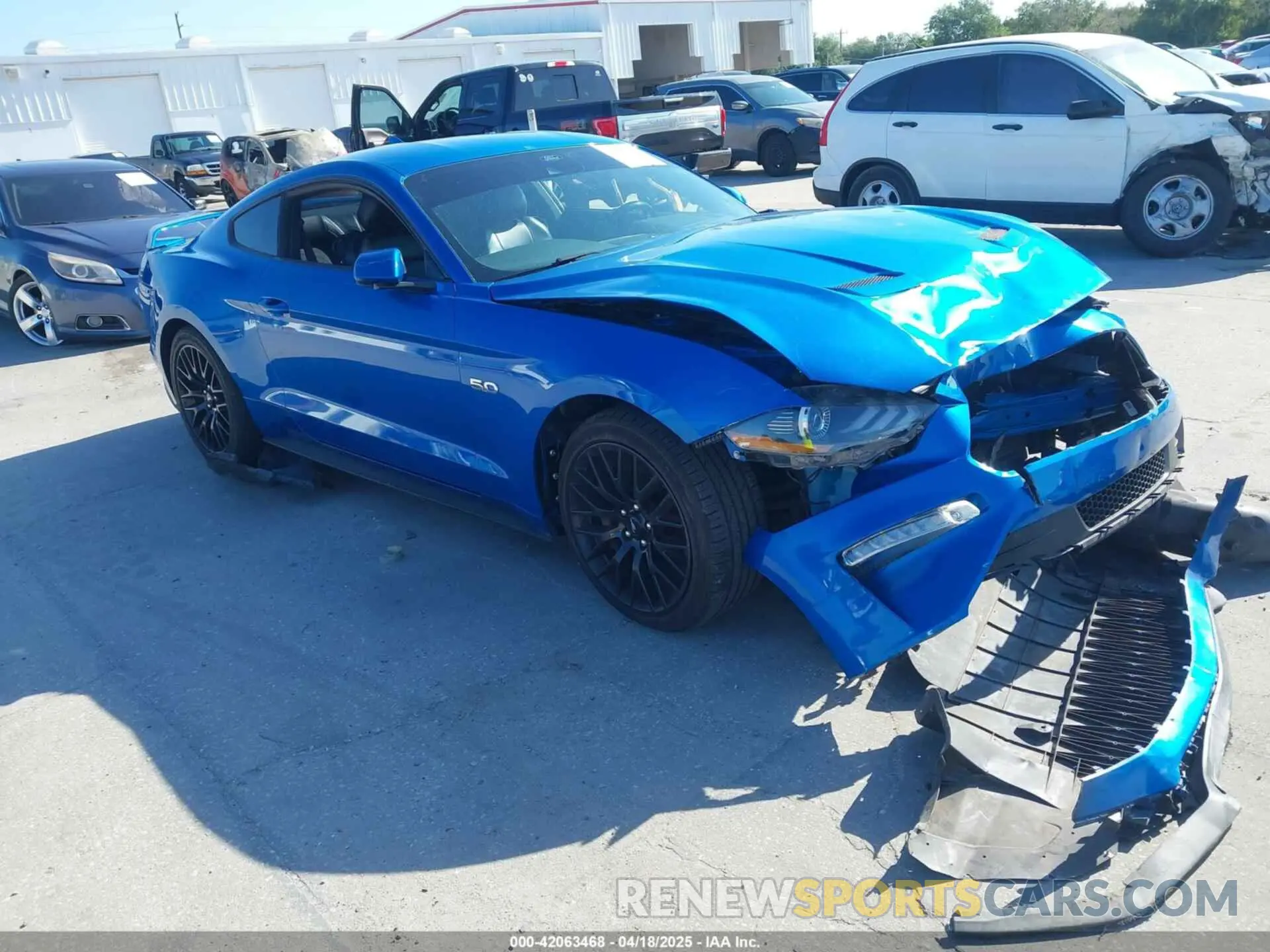 1 Фотография поврежденного автомобиля 1FA6P8CF3M5107238 FORD MUSTANG 2021
